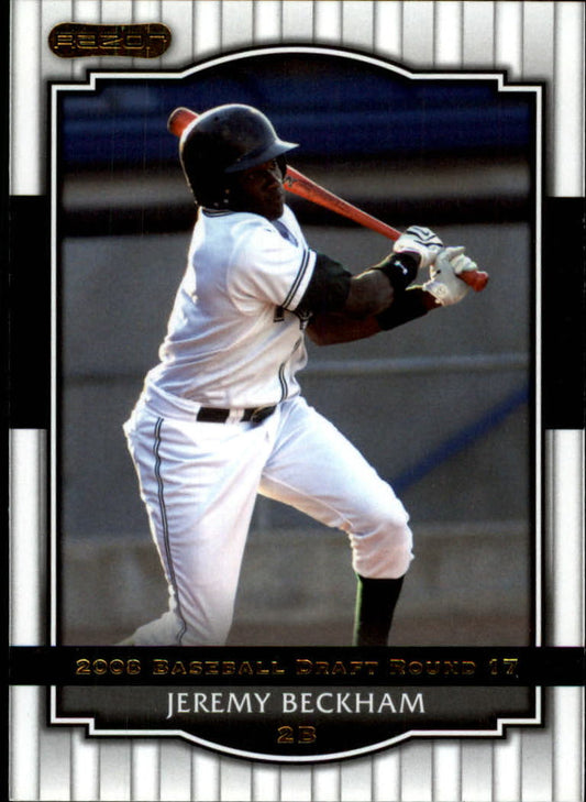 2008 Razor Signature Series #57 Jeremy Beckham - Baseball Card NM-MT