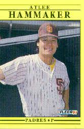 1991 Fleer #530 Atlee Hammaker - Baseball Card NM-MT