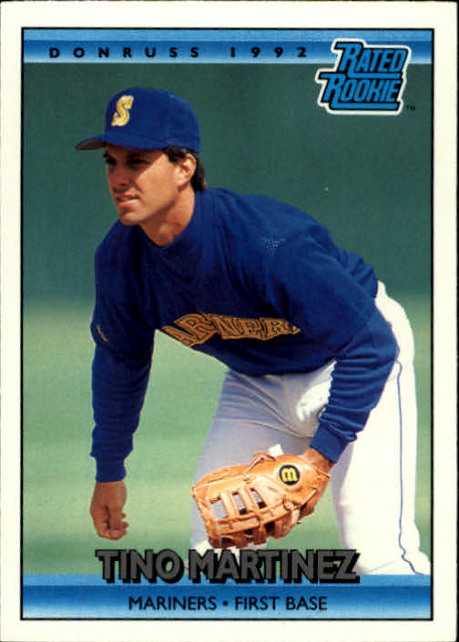 1992 Donruss #410 Tino Martinez RR - Baseball Card NM-MT