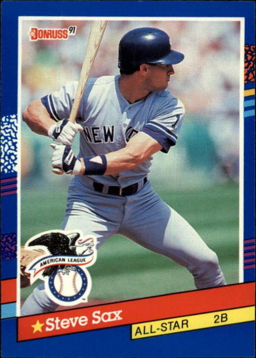 1991 Donruss #48 Steve Sax All Star - Baseball Card NM-MT