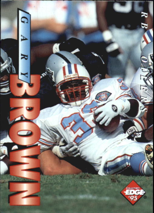 1995 Collector's Edge #76 Gary Brown - Football Card