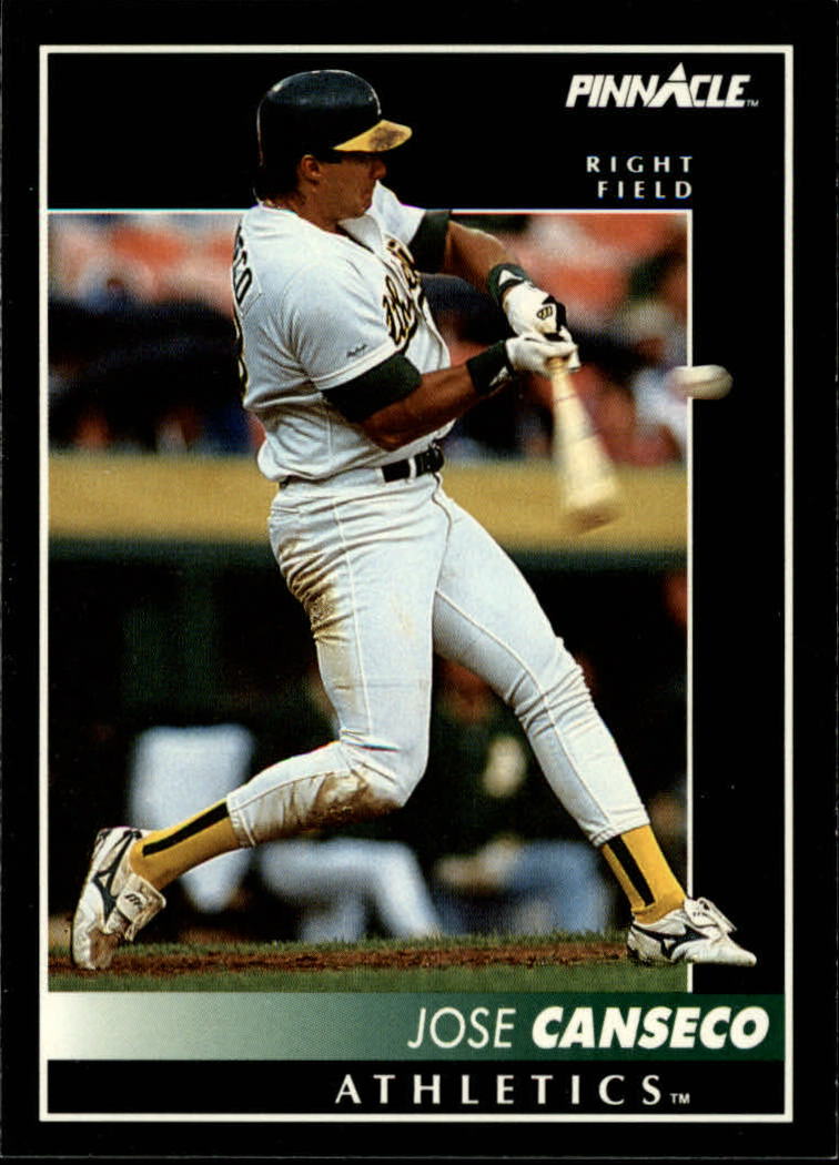 1992 Pinnacle #130 Jose Canseco - Baseball Card NM-MT