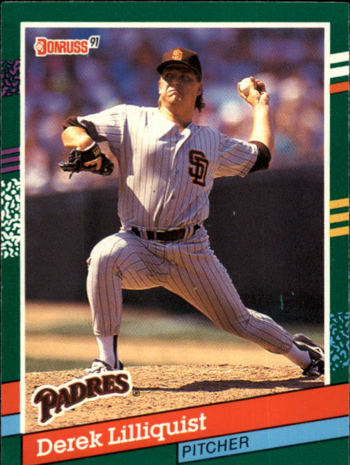 1991 Donruss #570 Derek Lilliquist - Baseball Card NM-MT
