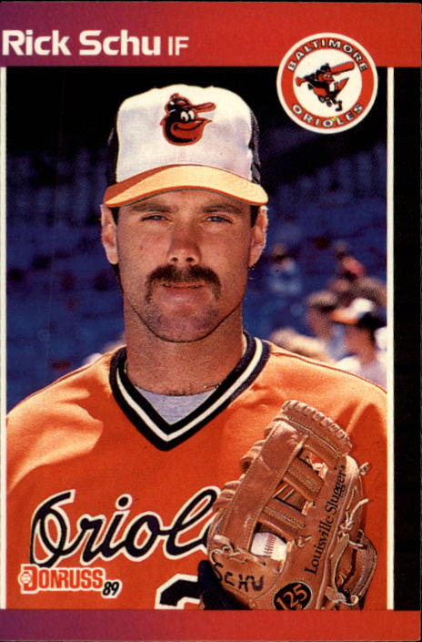 1989 Donruss #406 Rick Schu - Baseball Card NM-MT