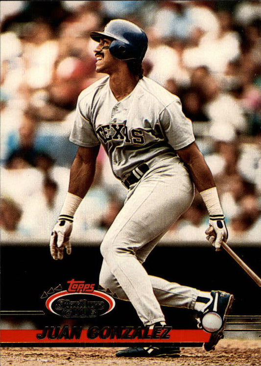1993 Stadium Club #540 Juan Gonzalez - Baseball Card NM-MT