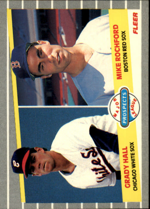 1989 Fleer #650 Grady Hall / Mike Rochford - Baseball Card NM-MT