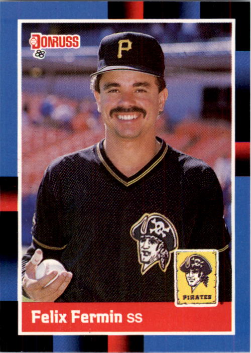 1988 Donruss #144 Felix Fermin - Baseball Card NM-MT