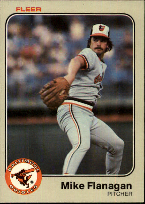 1983 Fleer #60 Mike Flanagan - Baseball Card NM-MT