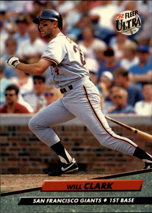 1992 Ultra #287 Will Clark - Baseball Card -NM-MT