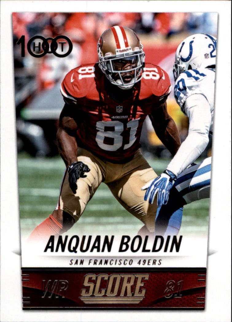 2014 Score #291 Anquan Boldin H100 - Football Card