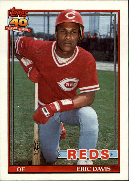 1991 Topps #550 Eric Davis - Baseball Card NM-MT