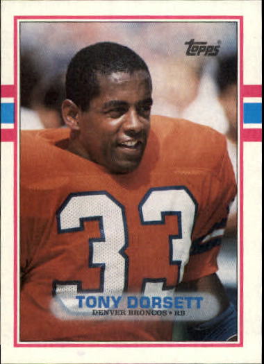 1989 Topps #240 Tony Dorsett - Football Card NM-MT
