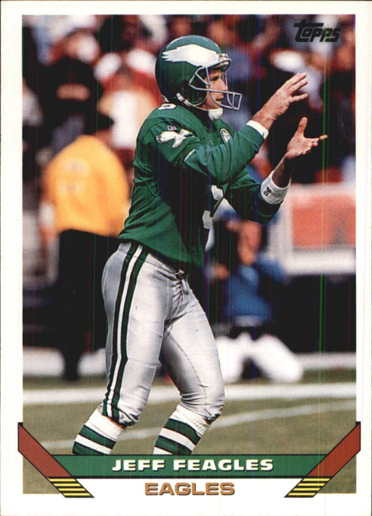 1993 Topps #58 Jeff Feagles - Football Card