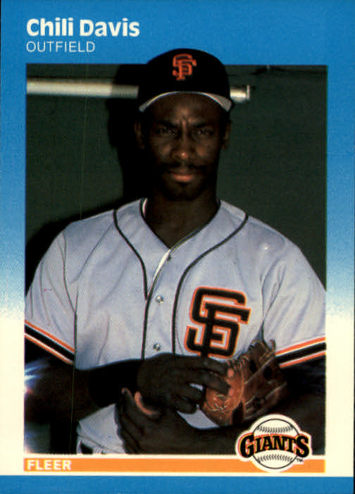 1987 Fleer #270 Chili Davis - Baseball Card NM-MT