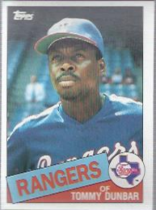 1985 Topps #102 Tommy Dunbar - Baseball Card NM-MT