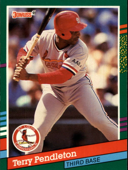 1991 Donruss #446 Terry Pendleton - Baseball Card NM-MT