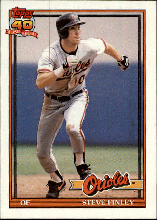 1991 Topps #212 Steve Finley - Baseball Card NM-MT