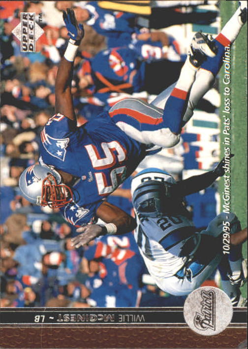 1996 Upper Deck #300 Willie McGinest - Football Card