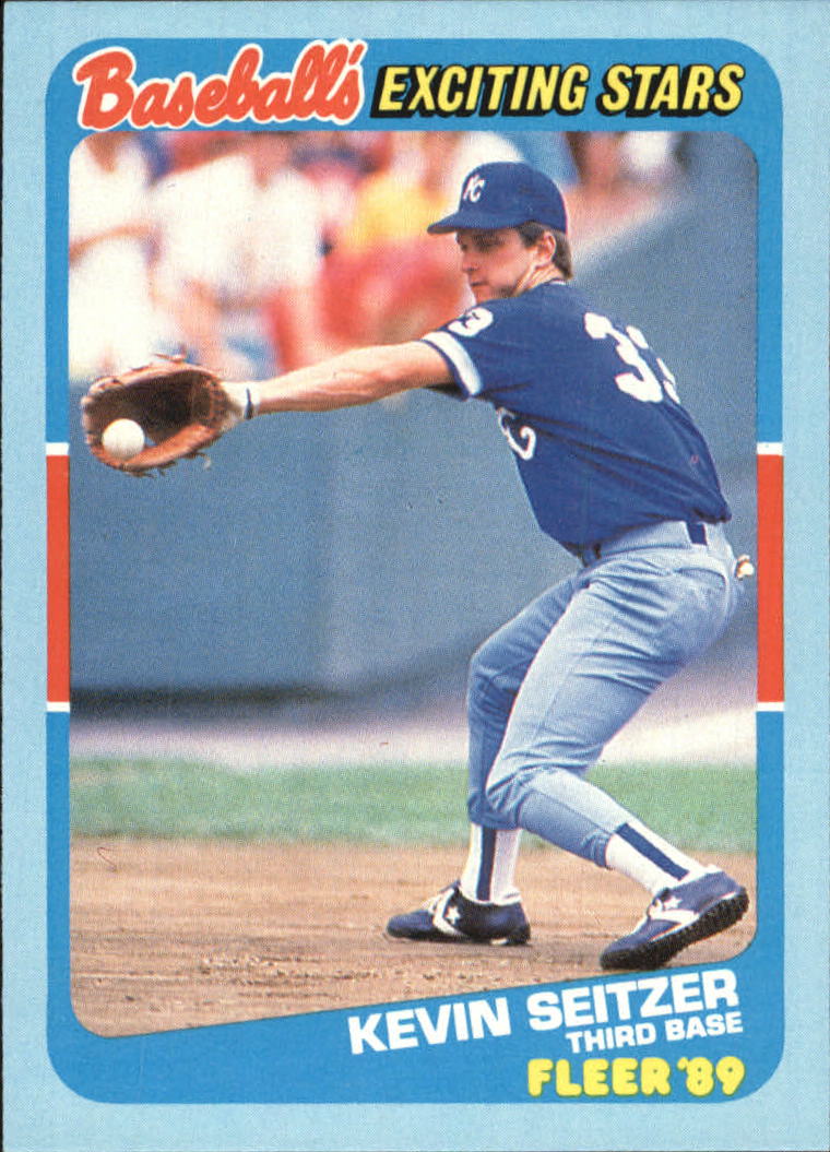 1989 Fleer Exciting Stars #36 Kevin Seitzer - Baseball Card NM-MT