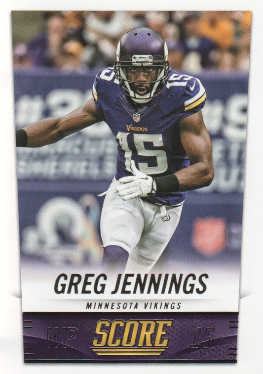 2014 Score #123 Greg Jennings - Football Card