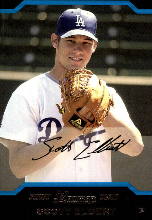 2004 Bowman Chrome Draft #63 Scott Elbert RC - Baseball Card NM-MT