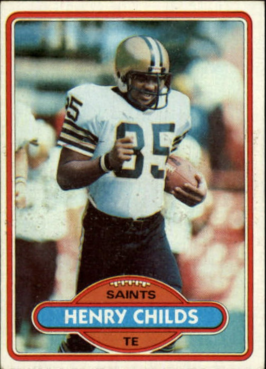 1980 Topps #304 Henry Childs - Football Card NM-MT
