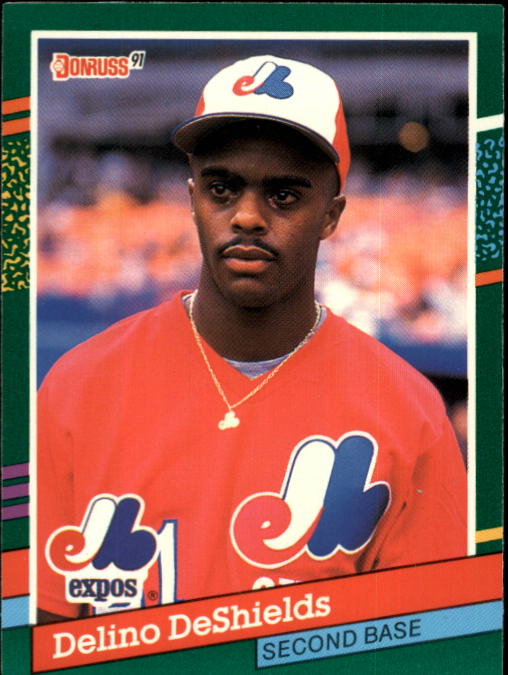 1991 Donruss #555 Delino DeShields - Baseball Card NM-MT