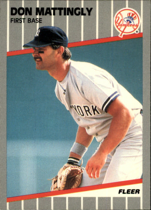 1989 Fleer #258 Don Mattingly - Baseball Card NM-MT