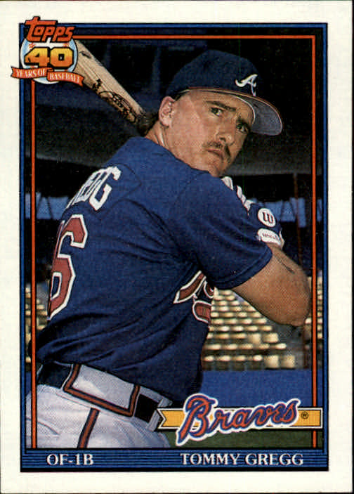 1991 Topps #742 Tommy Gregg - Baseball Card NM-MT