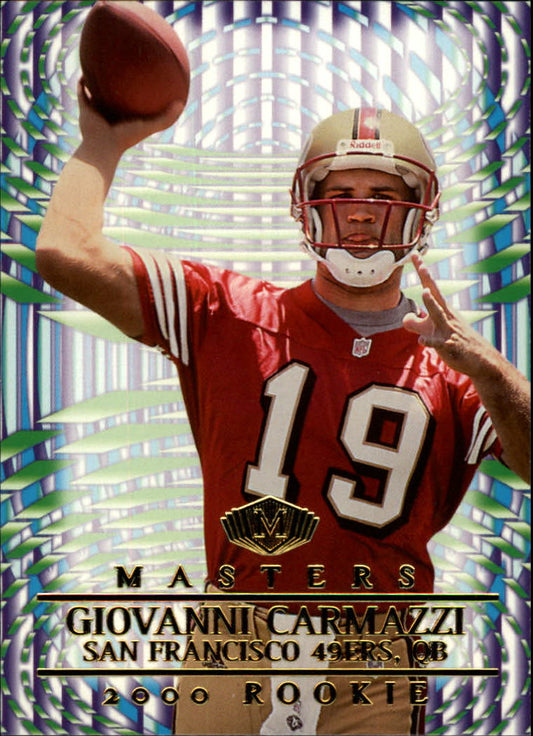 2000 Collector's Edge Masters Retail #247 Giovanni Carmazzi - Rookie Football Card