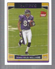 2006 Topps #375 Demetrius Williams Rookie Card - Football Card