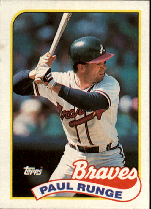 1989 Topps #38 Paul Runge - Baseball Card NM-MT