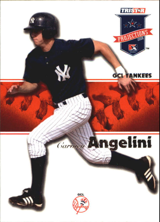 2008 TRISTAR PROjections #2 Carmen Angelini  - Baseball Card NM-MT