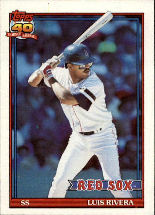 1991 Topps #338 Luis Rivera - Baseball Card NM-MT