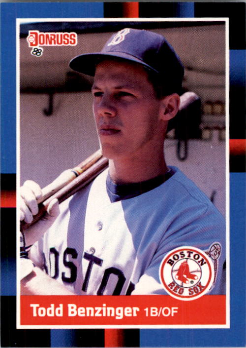 1988 Donruss #297 Todd Benzinger RC - Baseball Card NM-MT