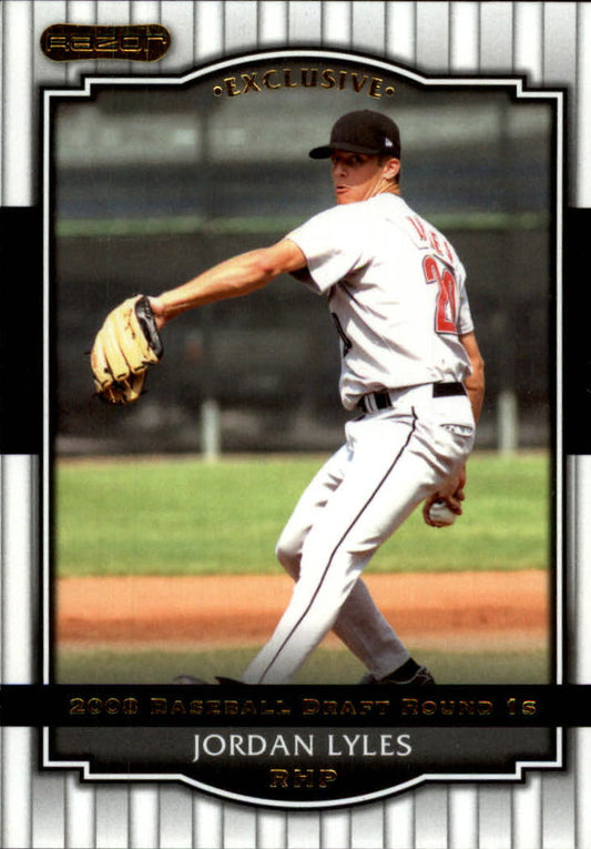 2008 Razor Signature Series #42 Jordan Lyles - Baseball Card NM-MT