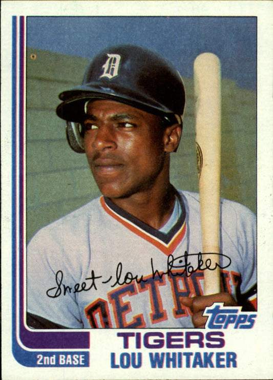 1982 Topps #39 Lou Whitaker - Baseball Card NM-MT
