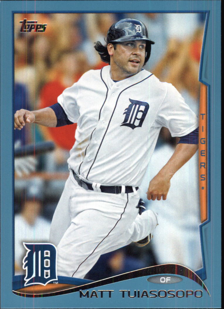 2014 Topps Wal-Mart Blue Border #295 Matt Tuiasosopo Baseball Card NM_MT