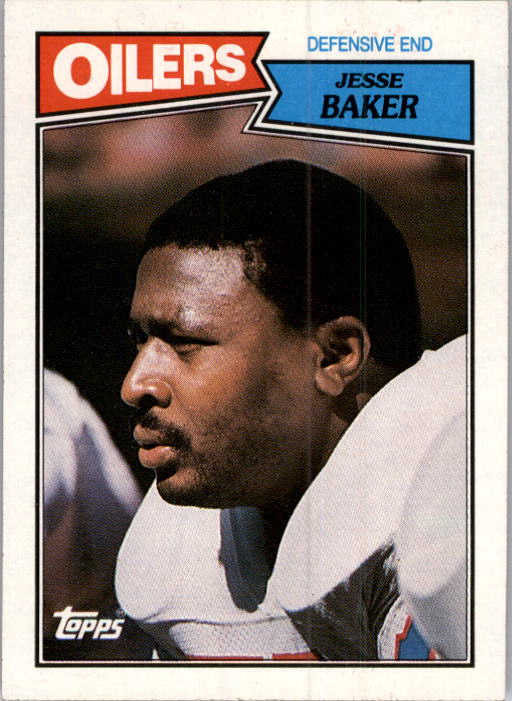 1987 Topps #316 Jesse Baker - Football Card