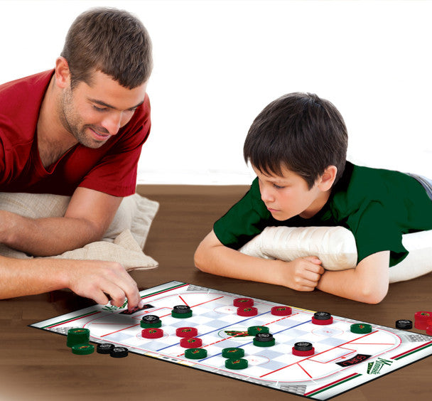 Minnesota Wild Checkers Board Game by Masterpieces
