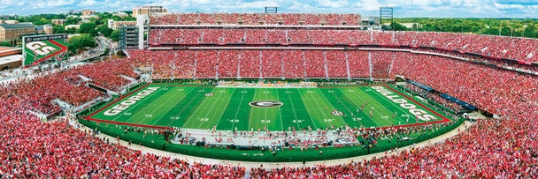 Georgia Bulldogs Sanford Stadium 1000 Piece Panoramic Puzzle - Center View by Masterpieces