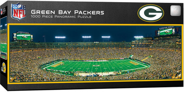 Green Bay Packers Panoramic Stadium 1000 Piece Puzzle - Center View by Masterpieces