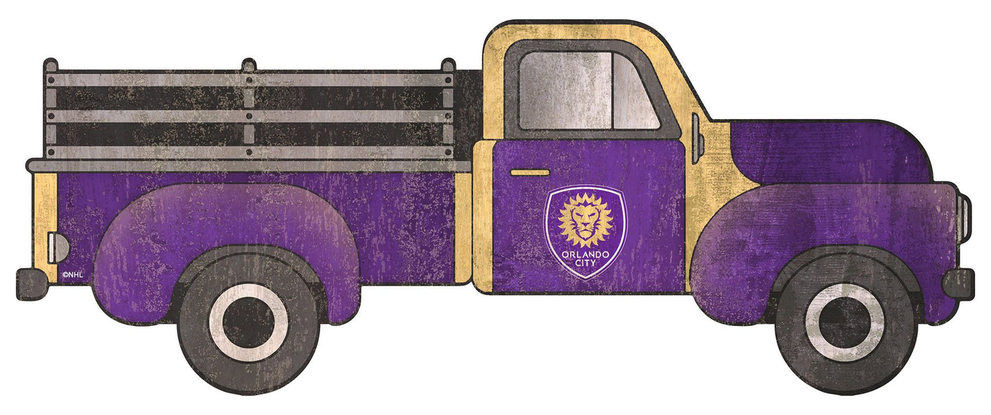 Orlando City SC 15" Cutout Truck Sign by Fan Creations