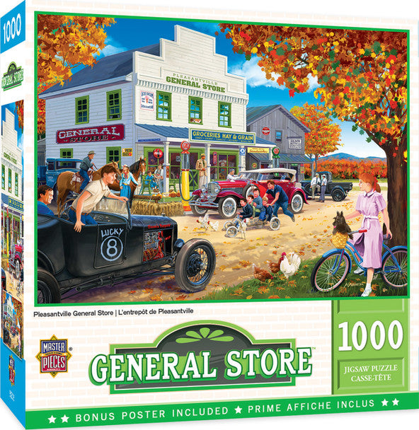 General Store - Pleasantville General Store 1000 Piece Jigsaw Puzzle by Masterpieces
