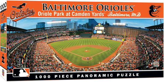 Baltimore Orioles Panoramic Stadium 1000 Piece Puzzle - Center View by Masterpieces