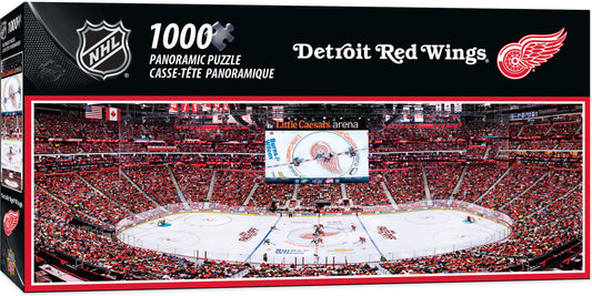 Detroit Red Wings Panoramic Stadium 1000 Piece Puzzle - Center View by Masterpieces