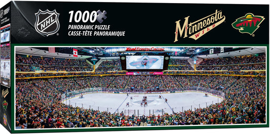 Minnesota Wild Panoramic Stadium1000 Piece Puzzle - Center View by Masterpieces