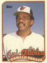 1989 Topps #297 Oswald Peraza - RC Baseball Card NM-MT