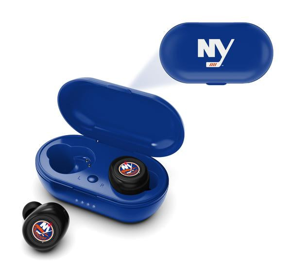 New York Islanders True Wireless Bluetooth Earbuds w/Charging Case by Soar