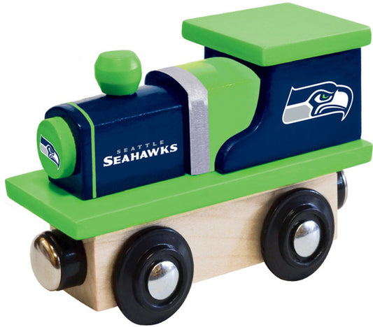 Seattle Seahawks Wooden Toy Train Engine by Masterpieces